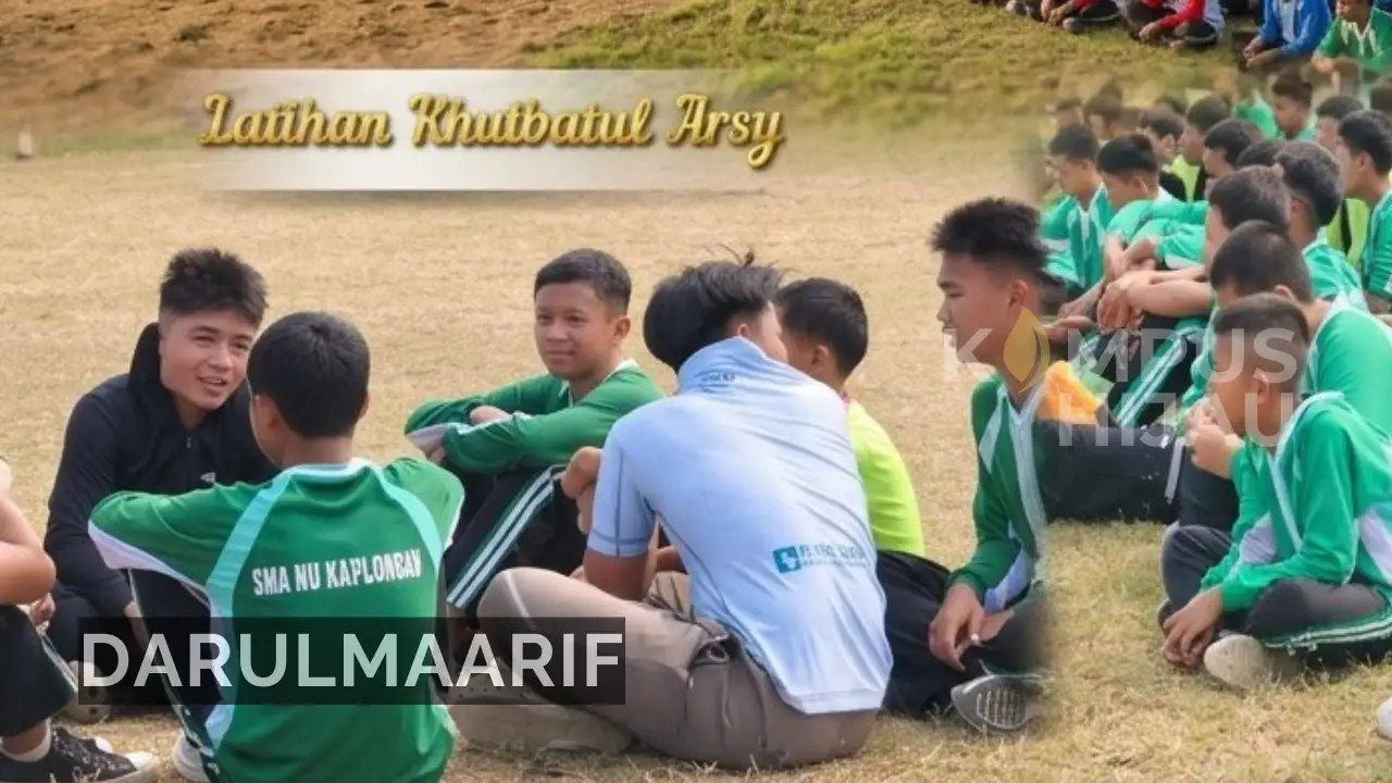 Persiapan Apel Tahunan Khutbatul ’Arsy Darul Ma’arif Indramayu, Saat Santri Belajar Arti Menuntut Ilmu di Pesantren